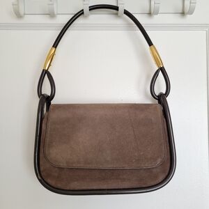 Gucci Suede Shoulder Bag